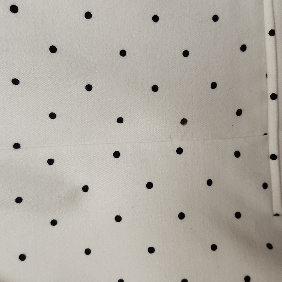 Merona Black & Cream Polka Dot Suit Jacket Blazer Women's 16 EUC - Picture 5 of 10